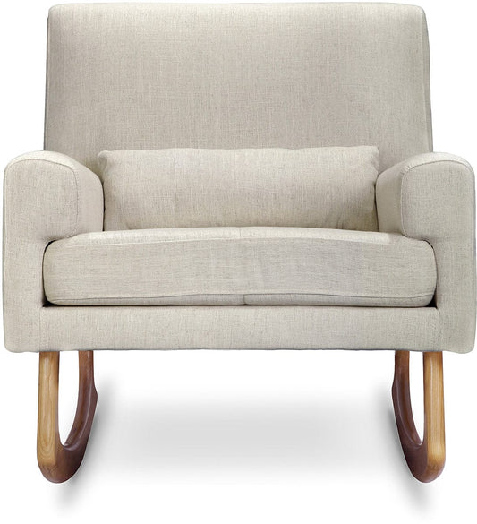 Nursery Works Sleepytime Rocker, Light Legs - Oatmeal - 1085OML