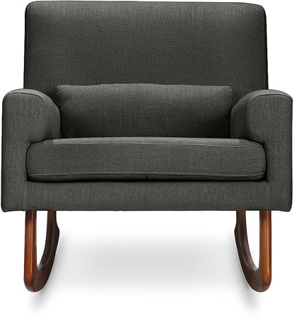 Nursery Works Sleepytime Rocker, Walnut Legs - Charcoal - 1085ROA