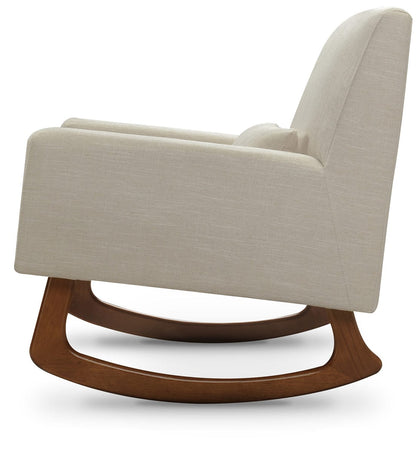 Nursery Works Sleepytime Rocker, Walnut Legs - Oatmeal - 1085OMA