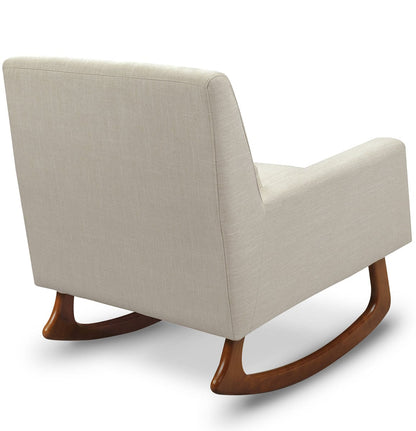 Nursery Works Sleepytime Rocker, Walnut Legs - Oatmeal - 1085OMA