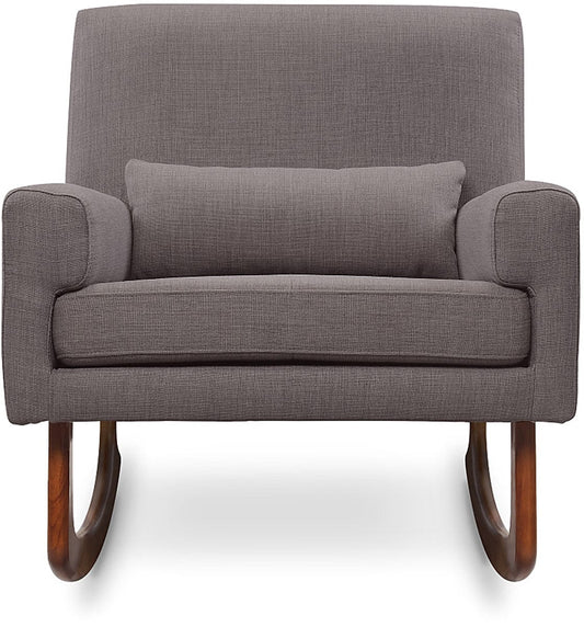 Nursery Works Sleepytime Rocker, Walnut Legs - Pebble - 1085BBA