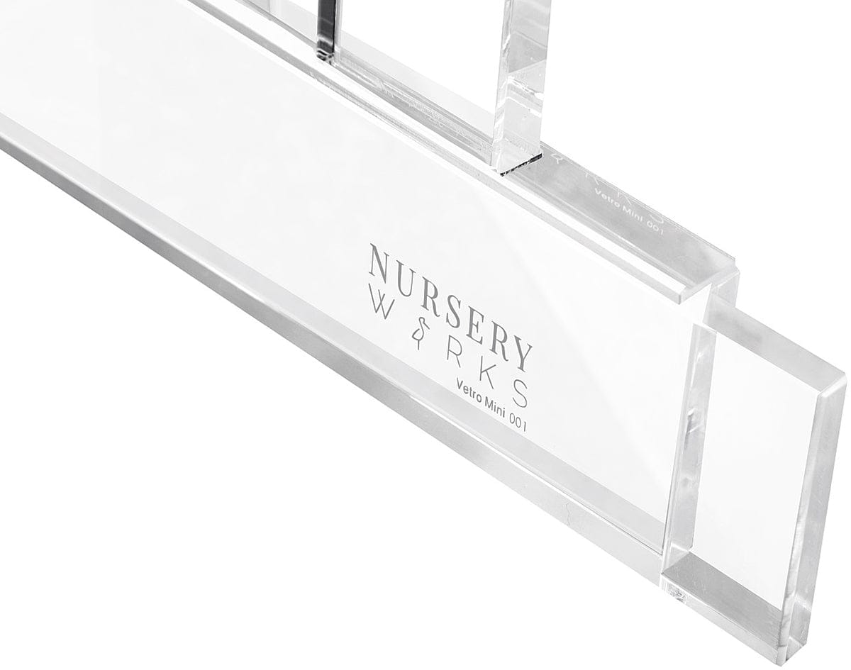 Nursery Works Vetro Mini Crib, Acrylic - NW1060CA
