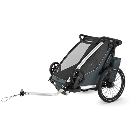 Thule Chariot Cross 2 Single Multisport Bike Trailer + Stroller - Dark Slate