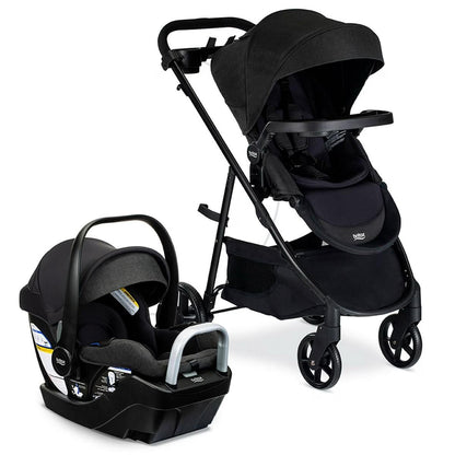 Britax Willow Brook S+ Travel System with Alpine Anti-Rebound Base - Raven Black - S14691600