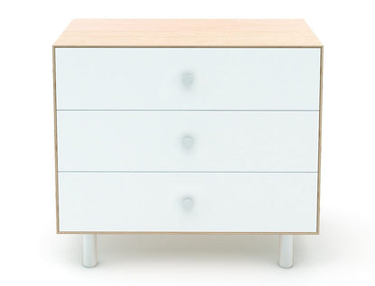 Oeuf 3 Drawer Dresser - Classic - White/Birch - 1M3D-C-01