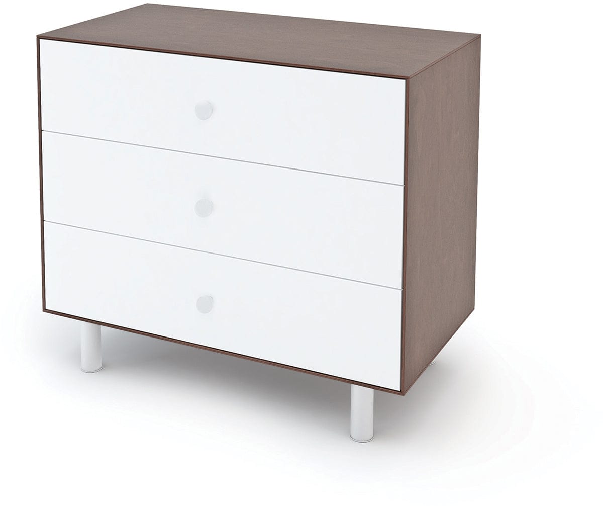 Oeuf 3 Drawer Dresser - Classic - White/Walnut - 1M3D-C-02