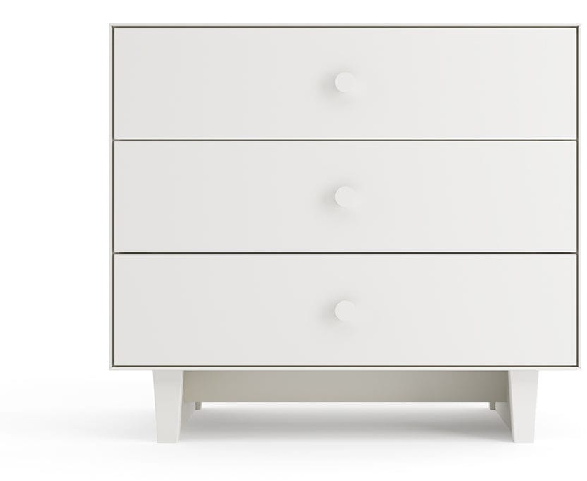 Oeuf 3 Drawer Dresser - Rhea - White - 1M3D-R-03