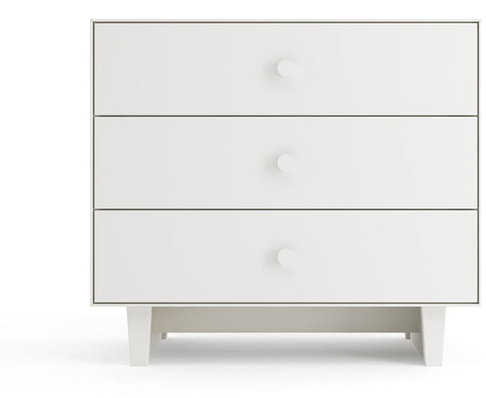 Oeuf 3 Drawer Dresser - Rhea - White - 1M3D-R-03