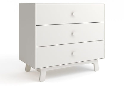 Oeuf 3 Drawer Dresser - Sparrow - White - 1M3D-S-03