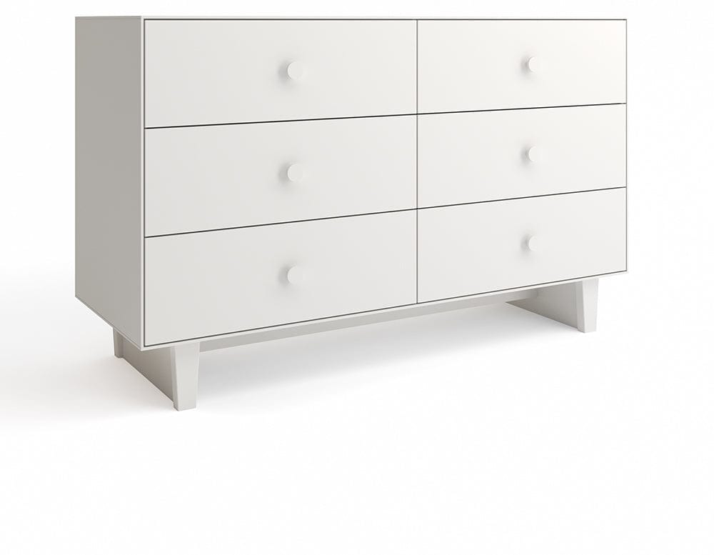 Oeuf 6 Drawer Dresser - Rhea - White - 1M6D-R-03
