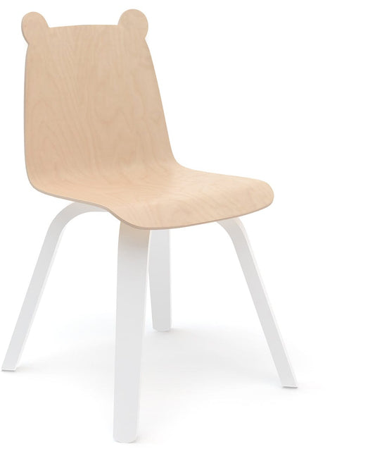 Oeuf Bear Play Chair (Set of 2) - White/Birch - 1PYCB01