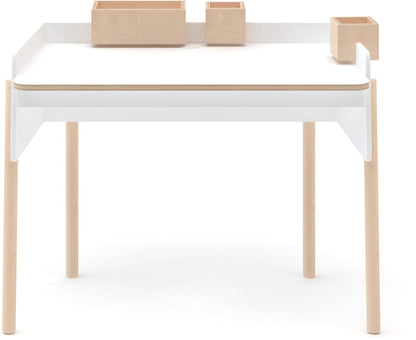 Oeuf Brooklyn Desk - White/Birch - 1BD01