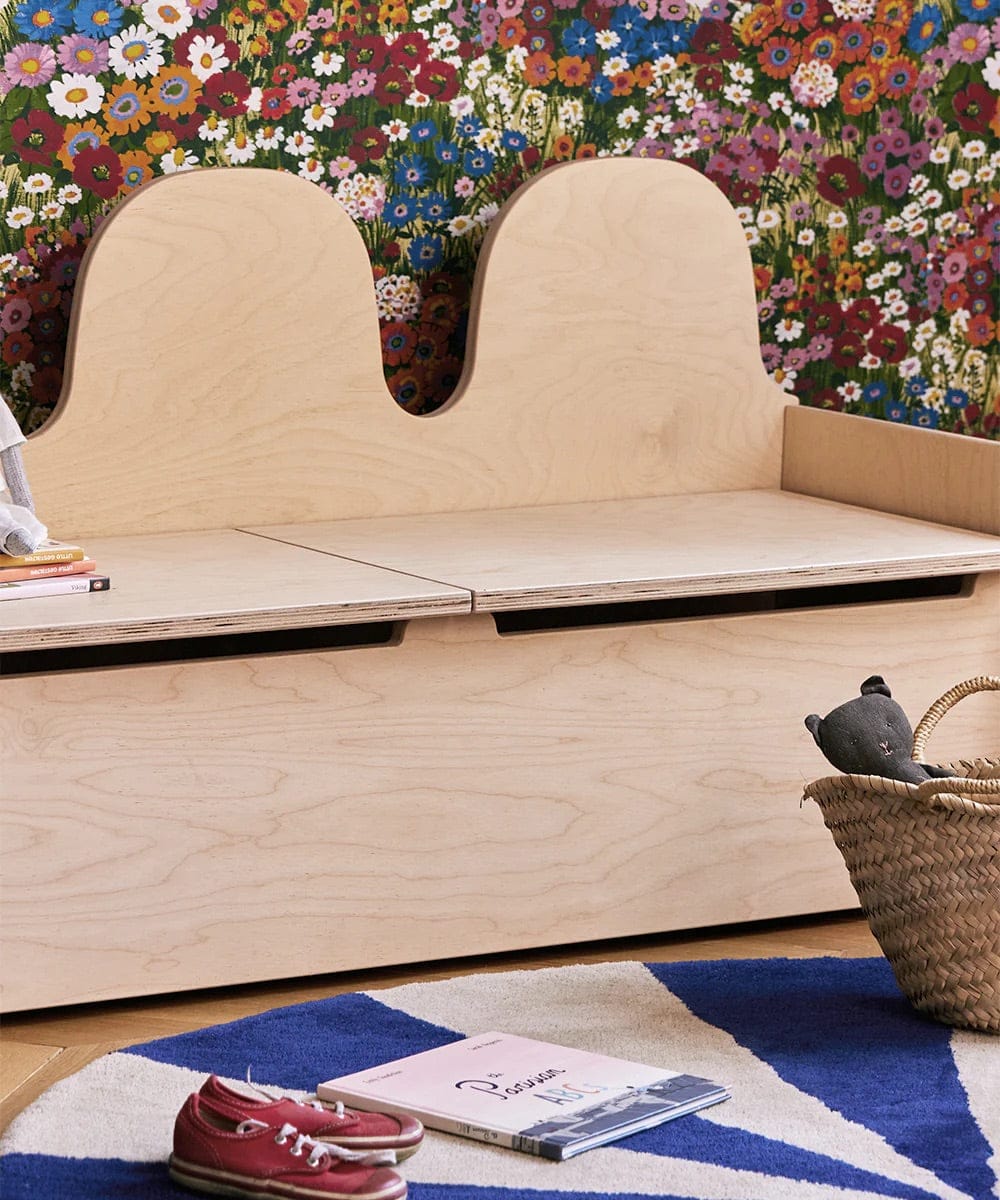Oeuf Camel Storage Bench - Birch - 1CMB-01