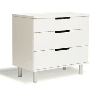 Oeuf Classic Collection Dresser in White - 1CH001-L