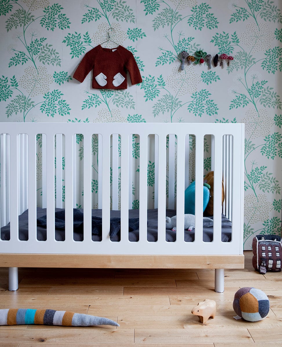 Oeuf Classic Crib - White/Birch - 2CR001