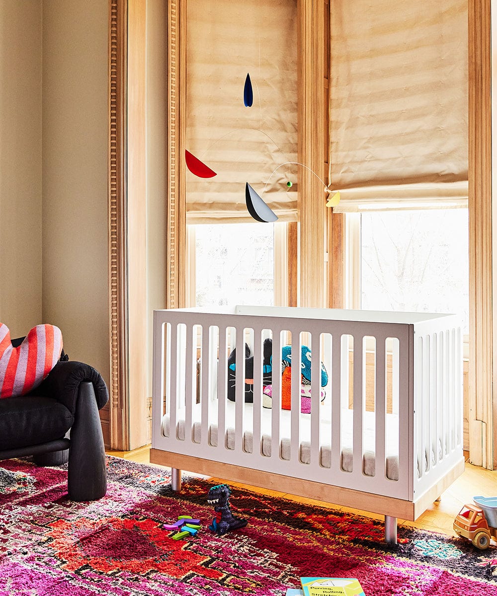 Oeuf Classic Crib - White/Birch - 2CR001