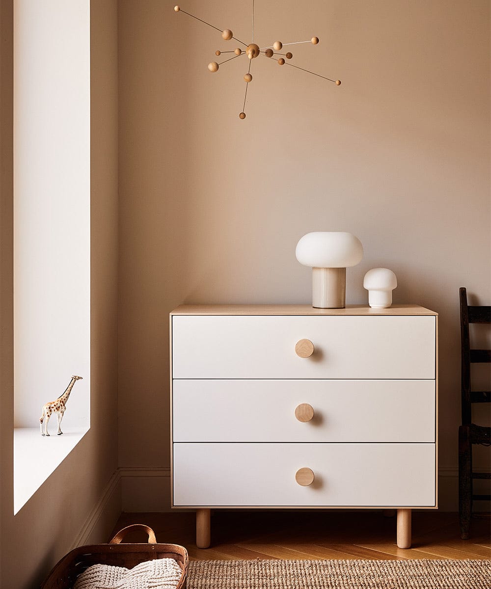 Oeuf Dot 3 Drawer Dresser - Birch - 2M3D-M-01
