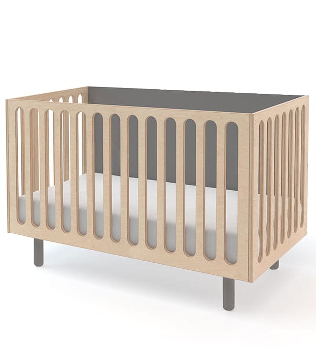Oeuf Fawn 2-in-1 Crib System - Grey/Birch - 1FBC02