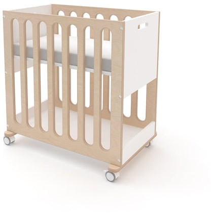 Oeuf Fawn 2-in-1 Crib System - White/Birch - 1FBC01