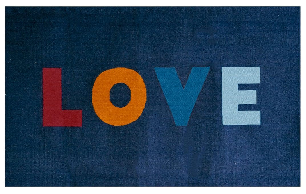 Oeuf Love Rug - 3x5 - R10117B