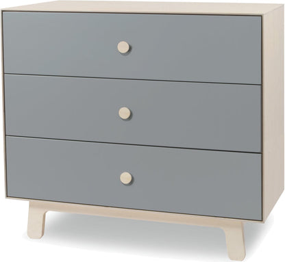 Oeuf 3-Drawer Dresser - Sparrow - Grey - 1M3D-S-11