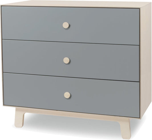 Oeuf 3-Drawer Dresser - Sparrow - Grey - 1M3D-S-11