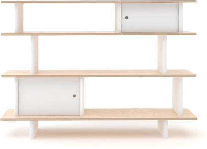 Oeuf Mini Library - White/Birch - 1ML002-B