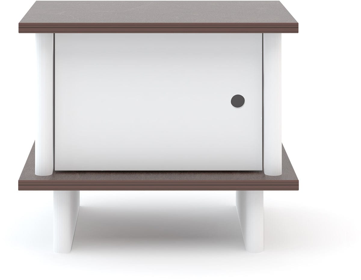 Oeuf ML Night Stand - White/Walnut - 1MLNS02