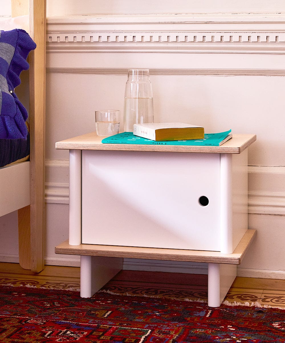 Oeuf ML Night Stand - White/Birch - 1MLNS01