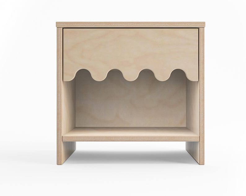 Oeuf Moss Night Stand - Birch - 1MSNS-01