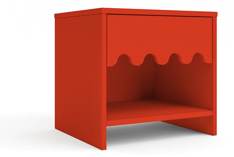 Oeuf Moss Night Stand - Red - Tomato - 1MSNS-02