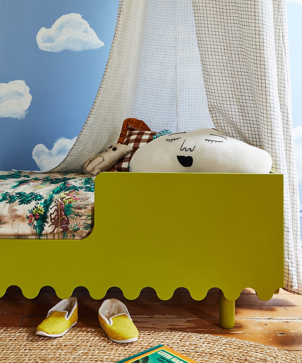 Oeuf Moss Toddler Bed - Green - Peapod - 1MSTD-03