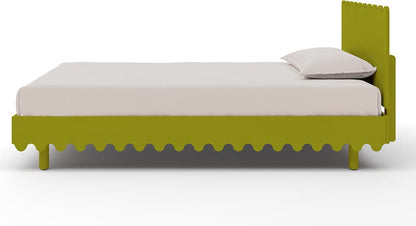Oeuf Moss Twin Bed - Green - Peapod - 1MSTW-03