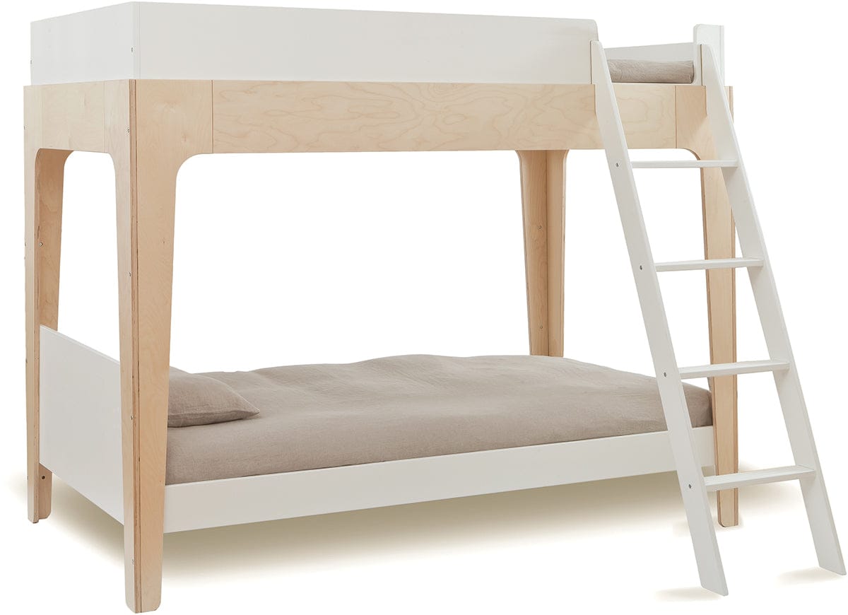 Oeuf Perch Bunk Bed - Twin Size - White/Birch - 2PBB01