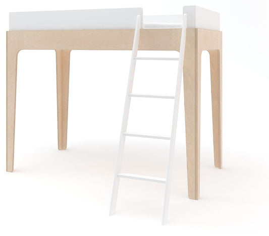 Oeuf Perch Loft Bed - Twin Size - White/Birch - 2PTL01