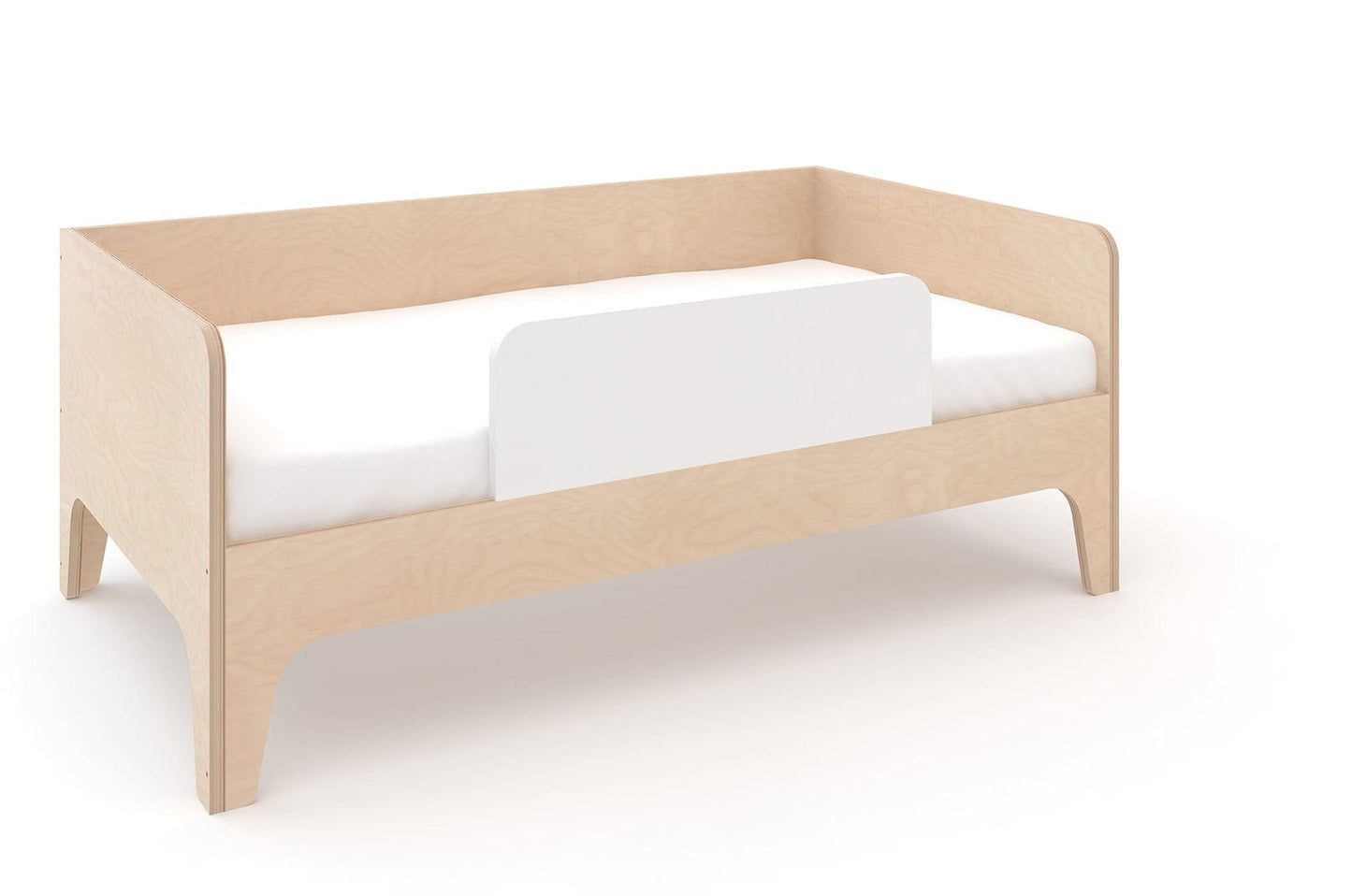 Oeuf Perch Toddler Bed - White/Birch - 1PTB01