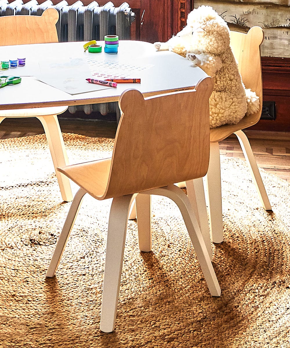 Oeuf Play Chairs, Bear, Set of 2 - Walnut - 1PYCB02