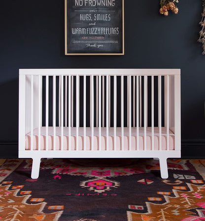 Oeuf Sparrow Collection Crib in Petal - 7SPCR07