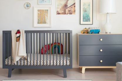 Oeuf Sparrow Collection Crib in Slate - 7SPCR06