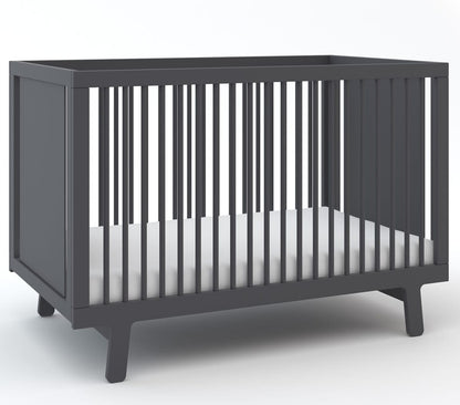 Oeuf Sparrow Collection Crib in Slate - 7SPCR06