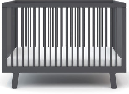 Oeuf Sparrow Collection Crib in Slate - 7SPCR06