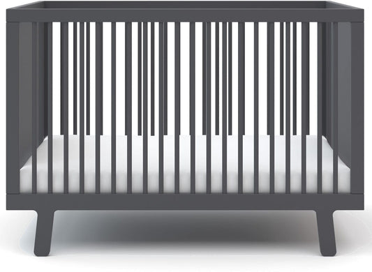 Oeuf Sparrow Collection Crib in Slate - 7SPCR06