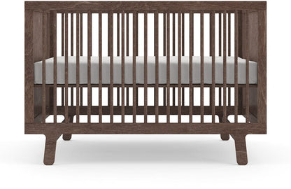 Oeuf Sparrow Crib - Walnut - 7SPCR05