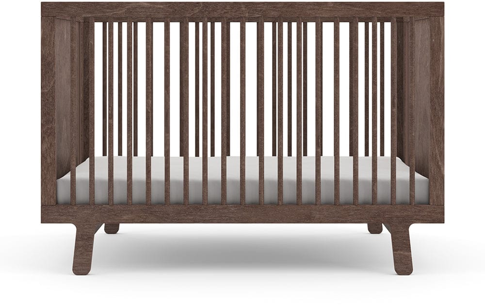 Oeuf Sparrow Crib - Walnut - 7SPCR05