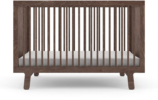 Oeuf Sparrow Crib - Walnut - 7SPCR05