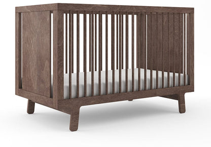 Oeuf Sparrow Crib - Walnut - 7SPCR05
