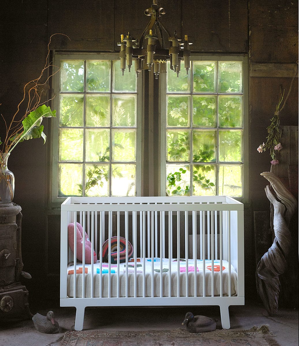 Oeuf Sparrow Crib - White - 7SPCR01