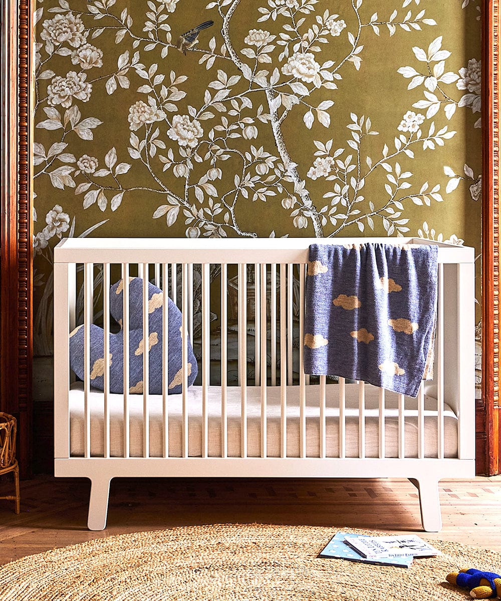 Oeuf Sparrow Crib - White - 7SPCR01