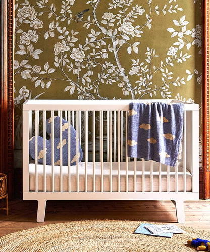 Oeuf Sparrow Crib - White - 7SPCR01