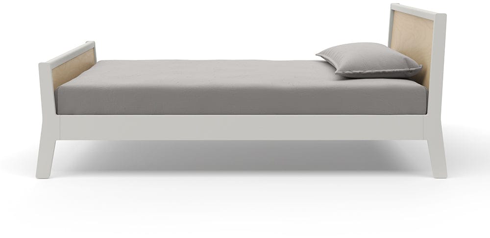 Oeuf Sparrow Twin Bed - White/Birch - 3SPTW01